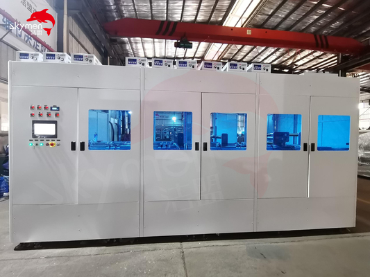 Edelstahl-automatische Ultraschallreinigungs-Maschine mit PLC-Steuerung