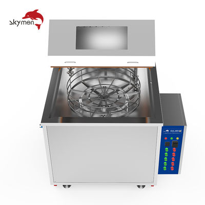 Industrielle Hochdruck-Rotationssprüh-Ultraschallreinigungsmaschine zum Entfetten von Metallteilen