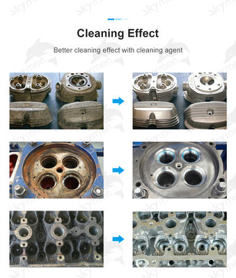 Skymen JP-120ST 38L Hochleistungsdigitaler industrieller Ultraschallreiniger mit Edelstahlbehälter für DPF-Filterblock