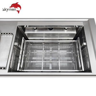 Zweistufige Ultraschall-Reinigungsmaschine mit Walze für eine effiziente industrielle Reinigung
