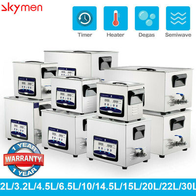 Ultraschallreiniger 180W Timer 30min Benchtop 1,19 Gallone für Haken