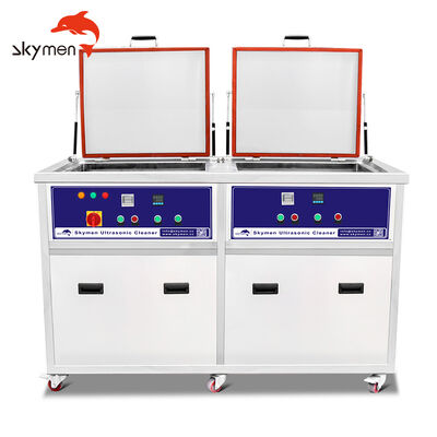 Hochwertiger industrieller Ultraschallreiniger mit Doppelbehältern, Filtration und Spülsystem 40L